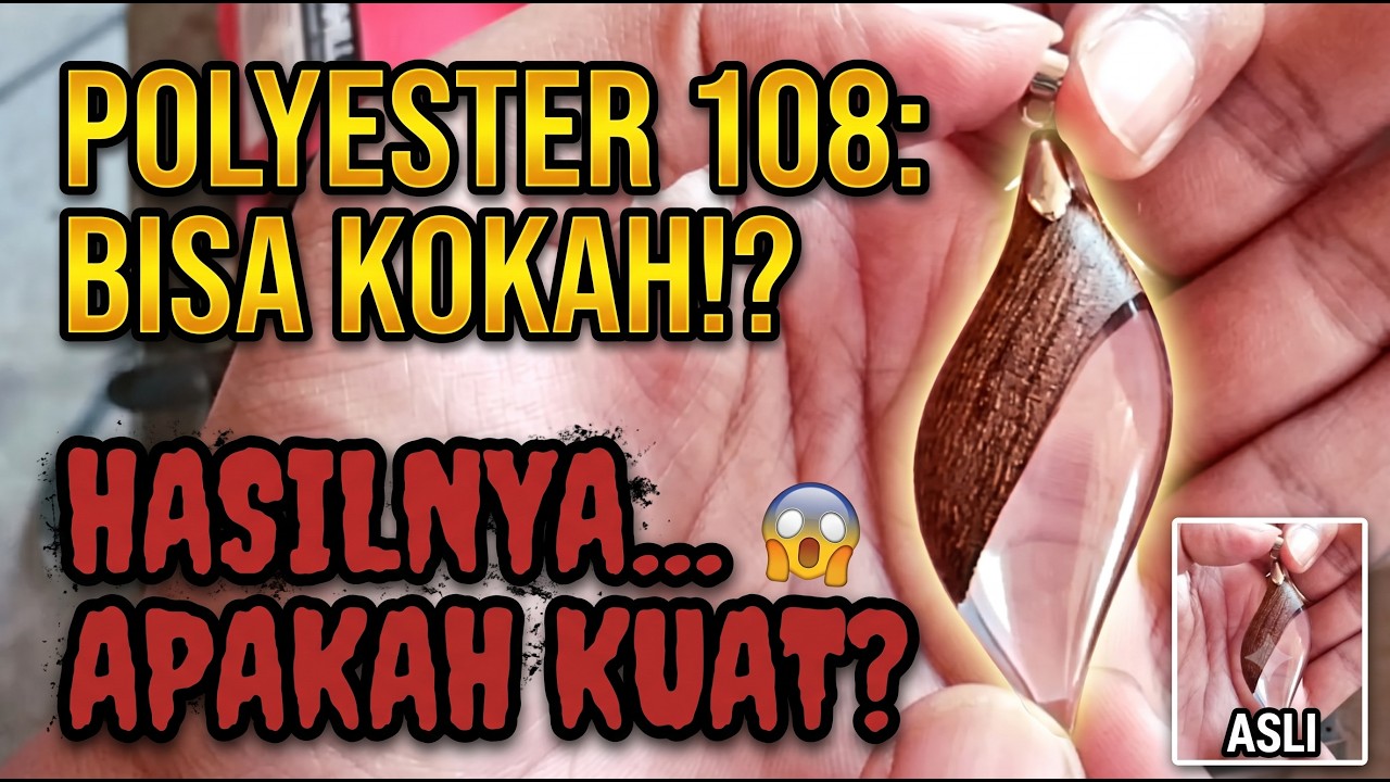 Cara Membuat Kalung Resin Bening - Polyester 108