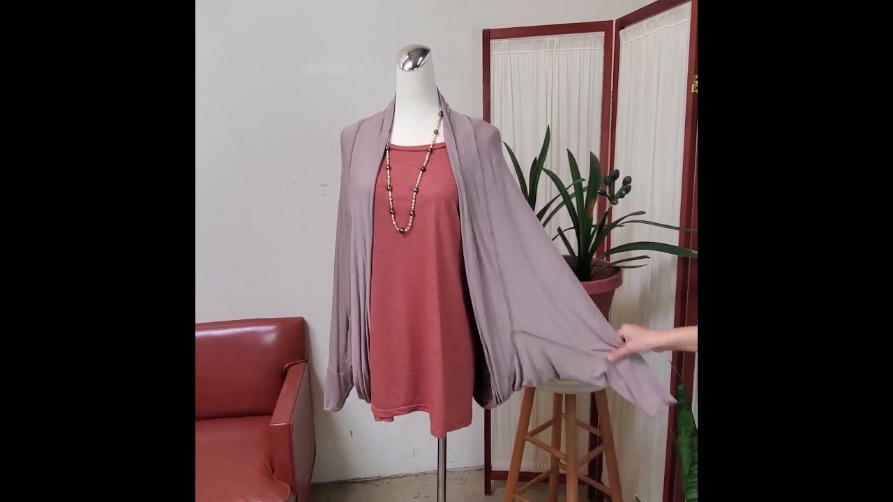 Dolman Sleeves Circle Cardigan