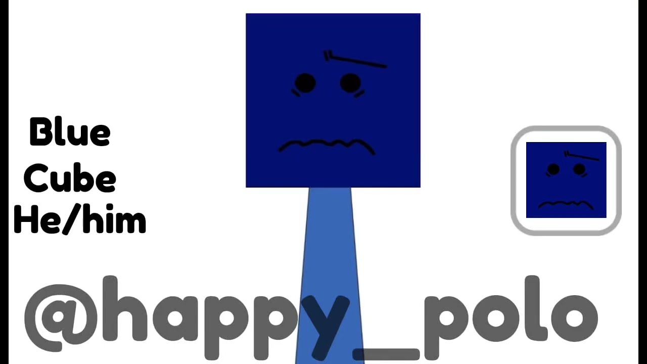 My sprunki oc: blue cube