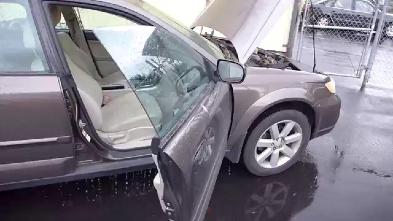Устранение течи воды в салоне Subaru Outback