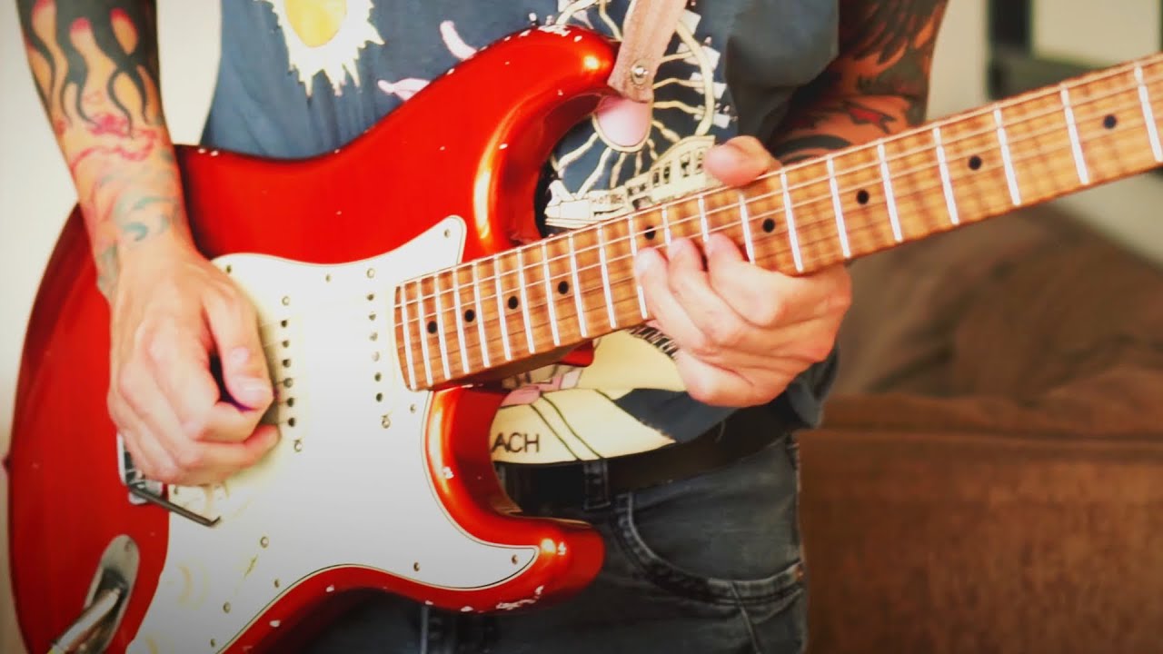 Psychedelic blues guitar for driving and chillout