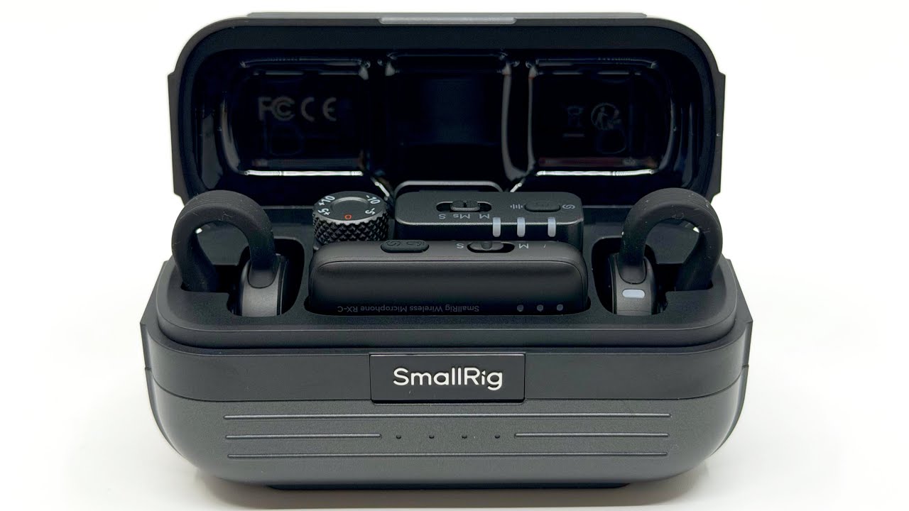 SmallRig S70-A Wireless Microphone (All-in-One, Black) (Long Version)