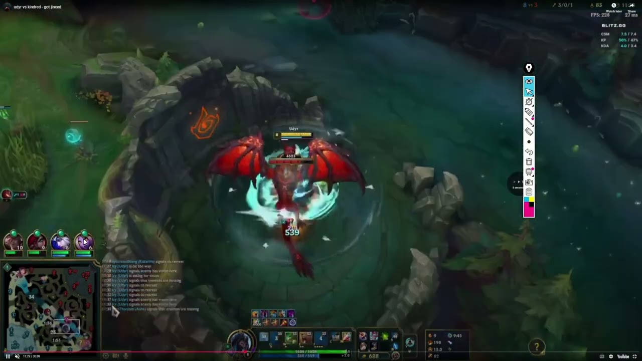 Diamond Udyr vs Kindred