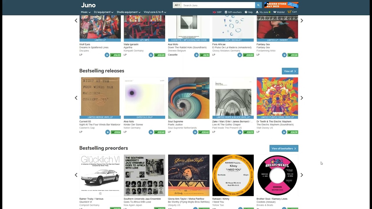 Juno.co.uk has changed (and not for the better)