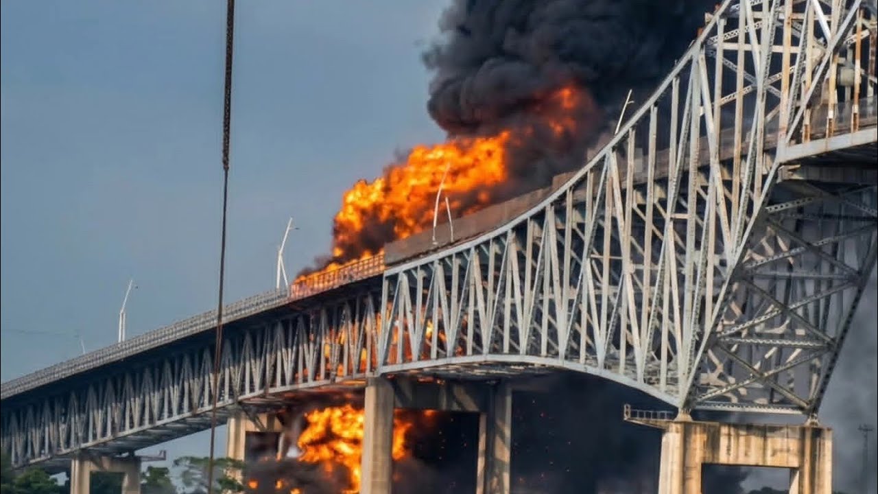 🔴 &Uacute;LTIMA HORA INCENDIO EN EL PUENTE DE LAS AM&Eacute;RICAS EN PANAM&Aacute;  CERCA DEL CANAL DE PANAM&Aacute;