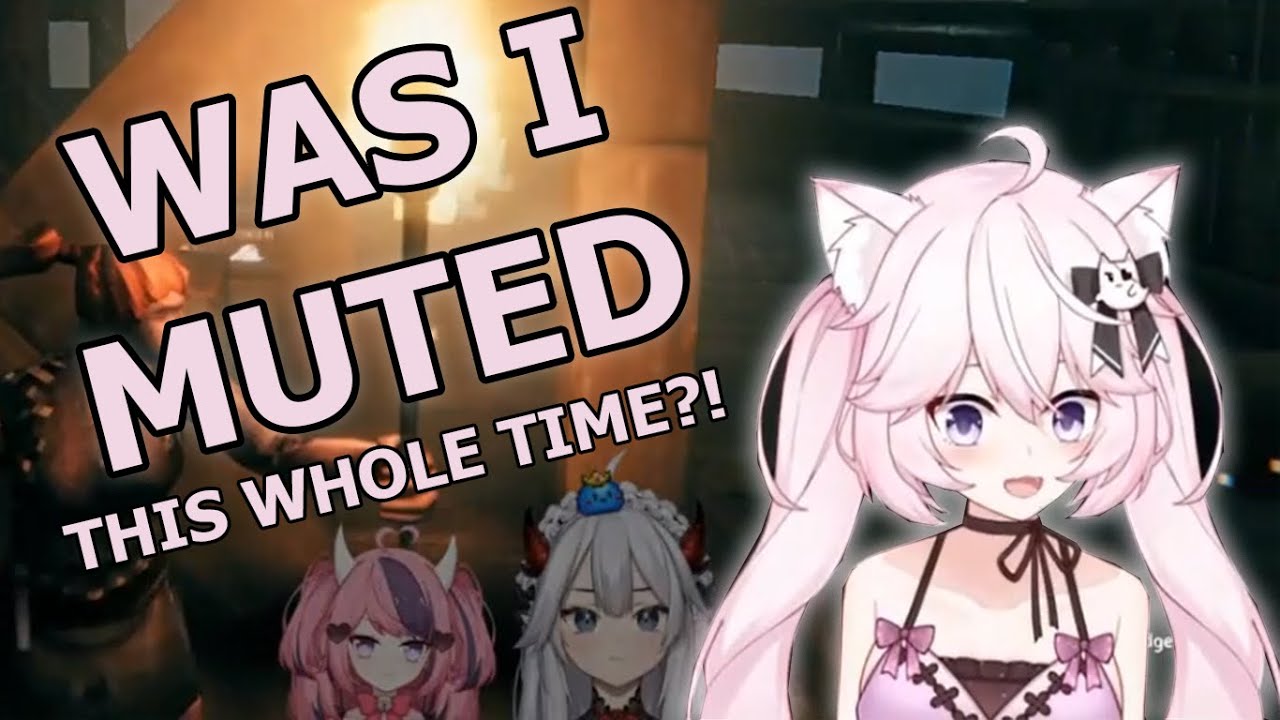 Nyanners accidentally mutes, talks to herself for about 3 minutes [Nyanners | VShojo]