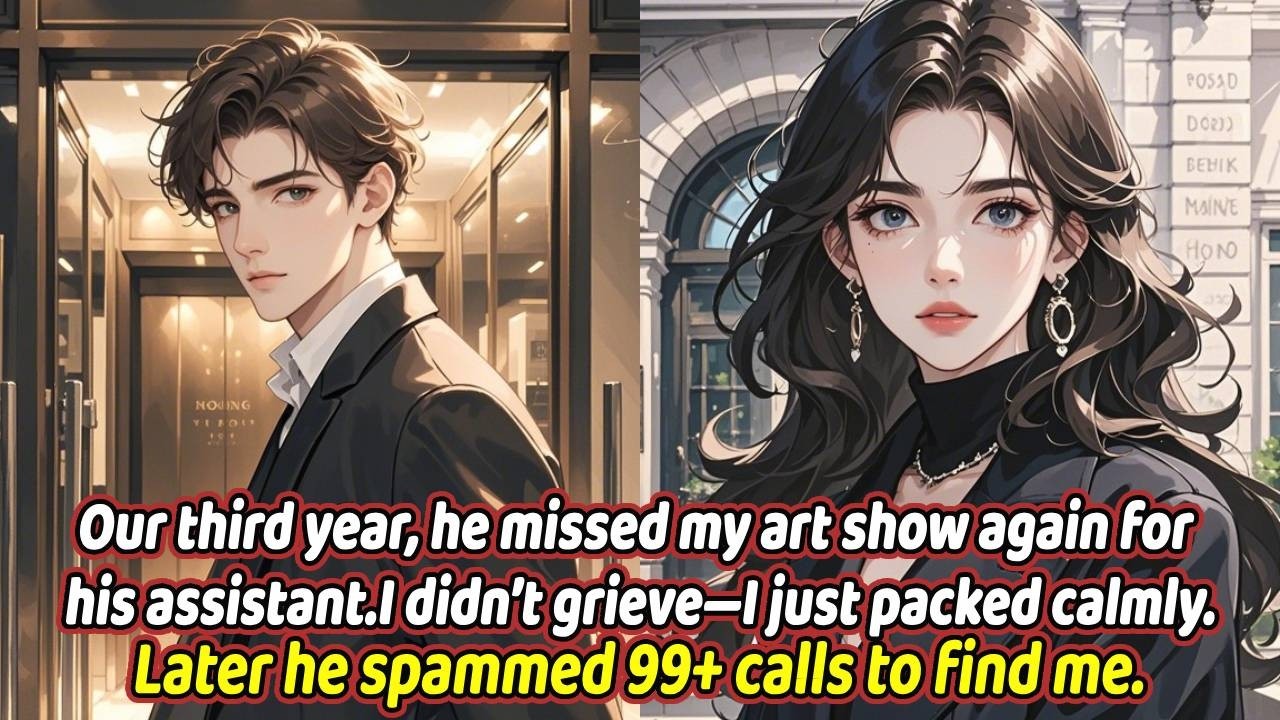 Our third year, he missed my art show again for his assistant.I didn’t grieve—I just packed calmly.L