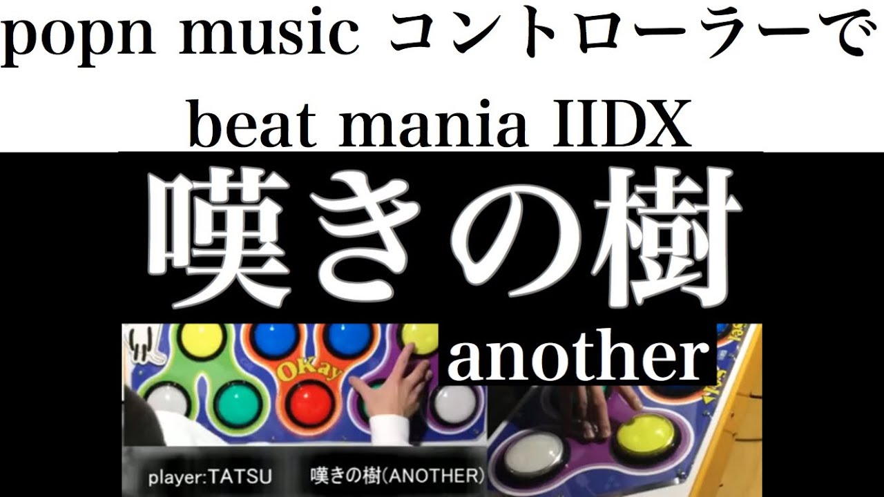 【stage13】ポップンコントローラーでbeatmania IIDXに挑戦!! 嘆きの樹  / ANOTHER