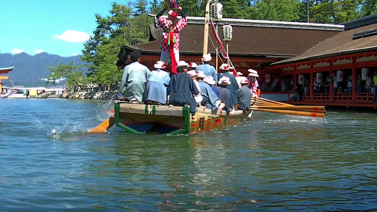 平成24年8月4日　宮島　厳島神社　管絃祭　升形　 Miyajima Festive occasions 
