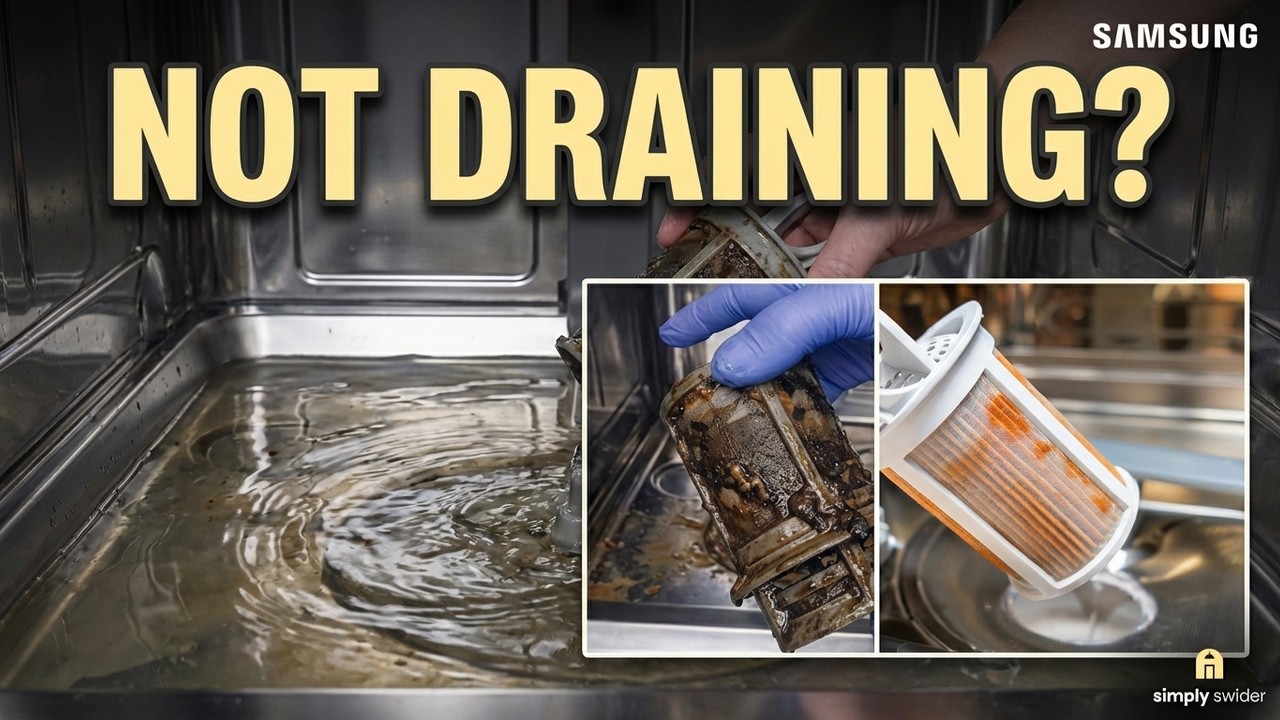 Samsung Dishwasher Not Draining? 5C/OC Error Fixed (6 Solutions!)