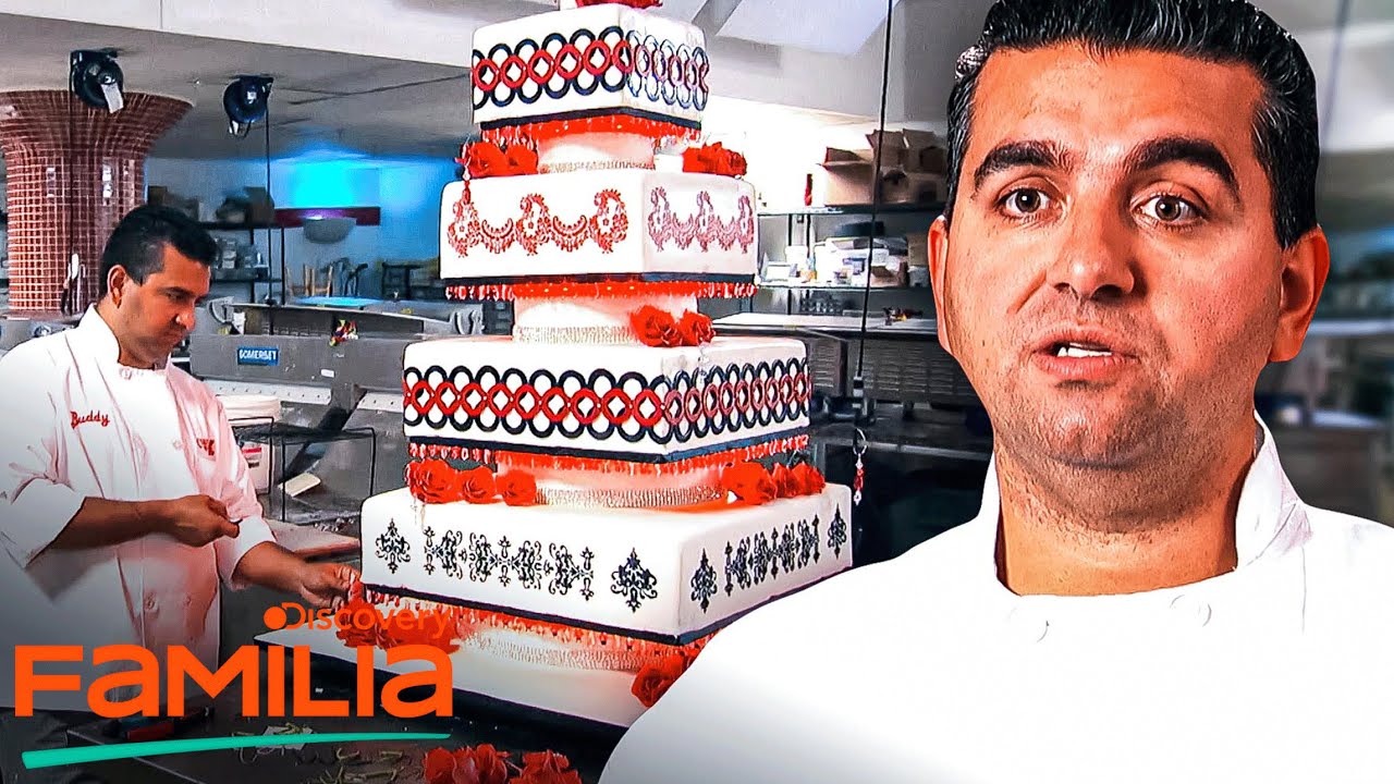 Enorme pastel de 5 pisos para boda estilo Bollywood | Cake Boss | Discovery Familia