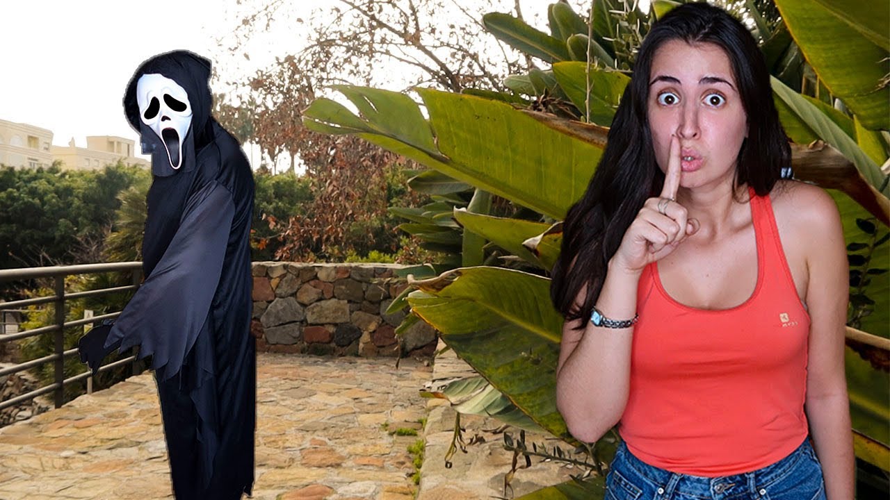 HEMOS PILLADO AL ENMASCARADO CON ALGO SECRETO *Perseguimos a Ghostface por el parque*