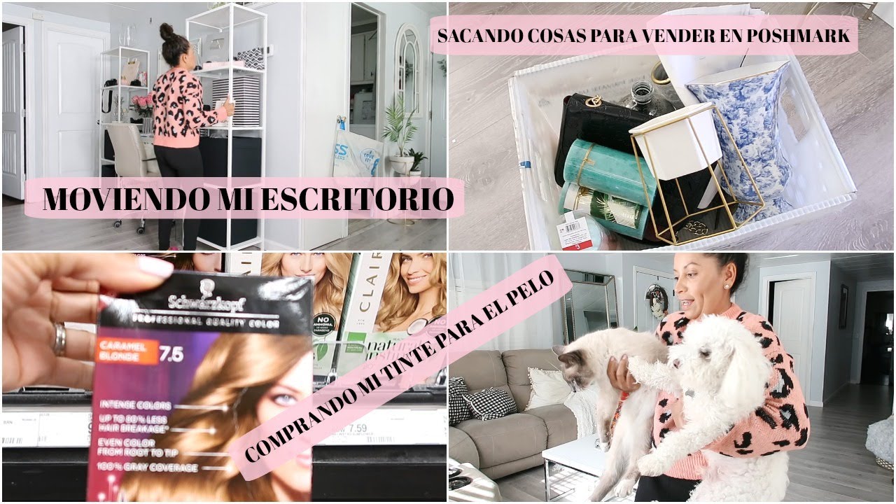 COMPRANDO MI TINTE PARA EL PELO+SEGUI SUS CONSEJOS MOVI MI ESCRITORIO-Silviaentuvida