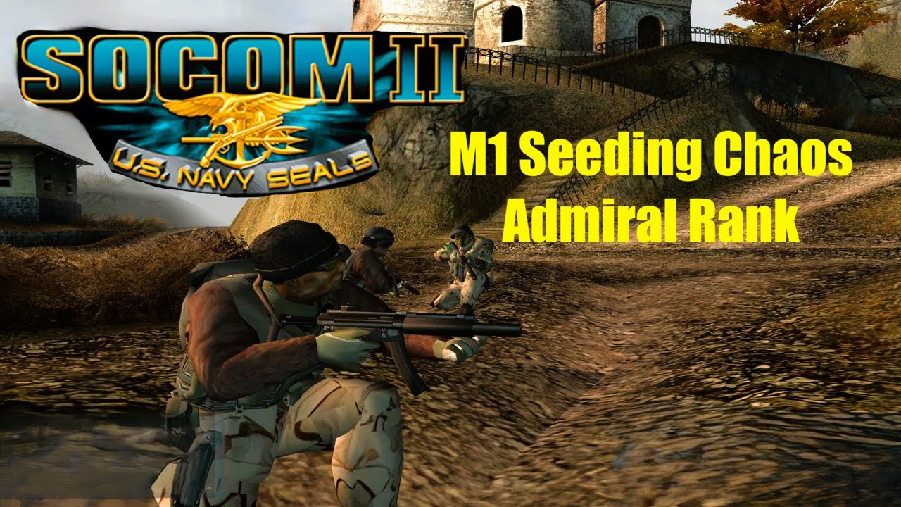 SOCOM II Navy Seals Mission 1 Seeding  Chaos-ADMIRAL RANK 4K PCSX2