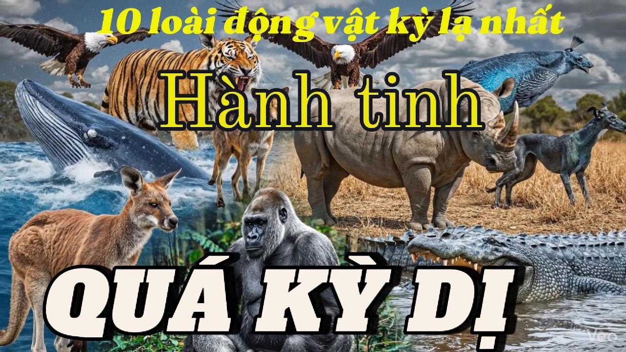 10 Loài Động Vật Kỳ Lạ Nhất Thế Giới – Con Số 1 Gần Như Không Thể Bị Tiêu Diệt