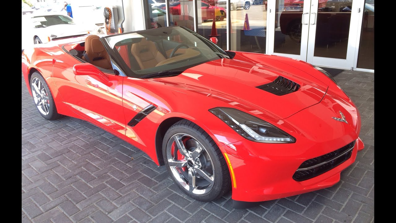 2014 Chevrolet Corvette Stingray Convertible 3LT (C7) Start Up, Exhaust & In Depth Review: (1)