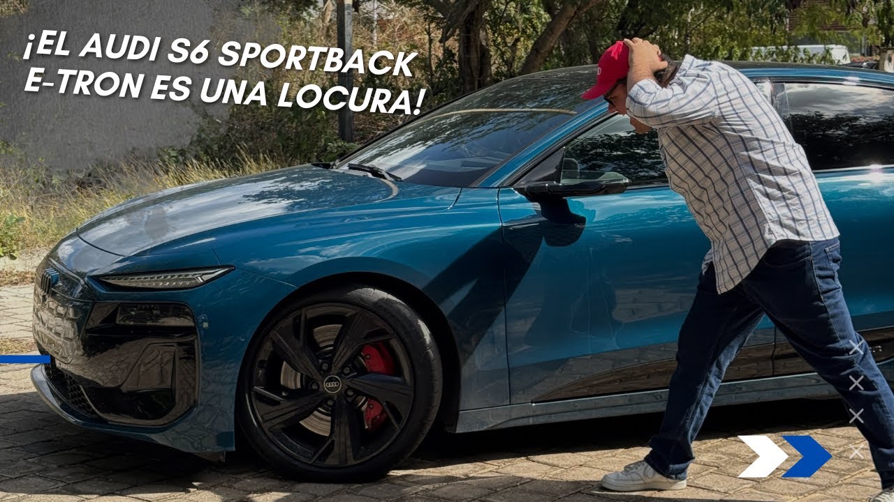 AUDI ME PRESTO EL S6 SPORTBACK E-TRON Y RODAMOS CON AUTOS EXOTICOS