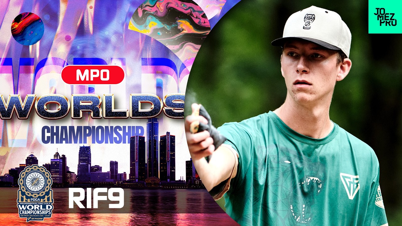 2026 PDGA Pro Worlds | MPO R1F9 | McBeth, Buhr, Barela, Anttila | Jomez Disc Golf