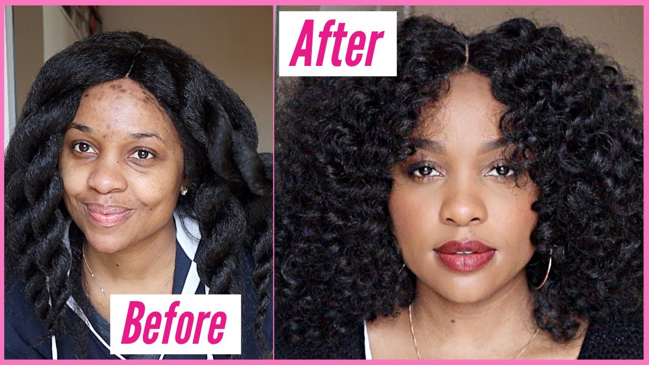 HOW TO: SOFT CURLS ON $2 KANEKALON HAIR | DIY CROCHET LACE WIG