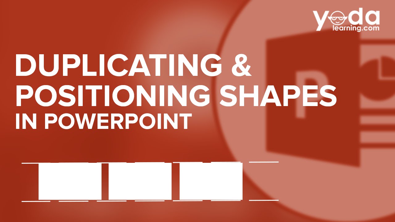Duplicating and Positioning Shapes in PowerPoint