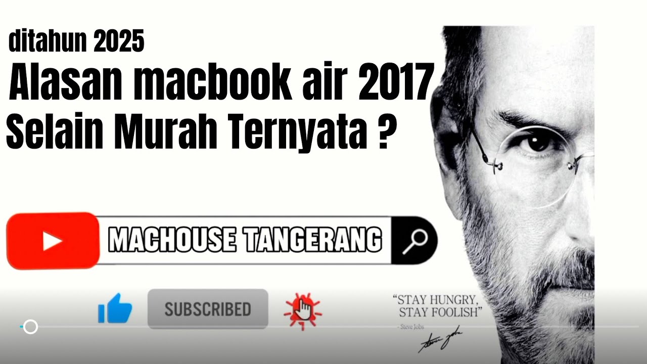 Memilih macbook air 2017 ditahun 2025 selain murah ternyata?..