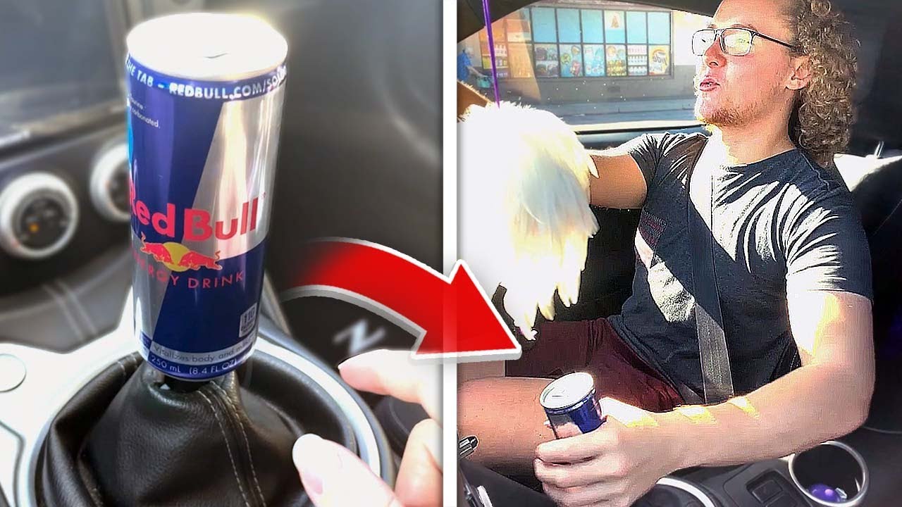 Funniest Shift Setup | RED BULL GEAR STICK! D.I.Y Custom Gear Stick!