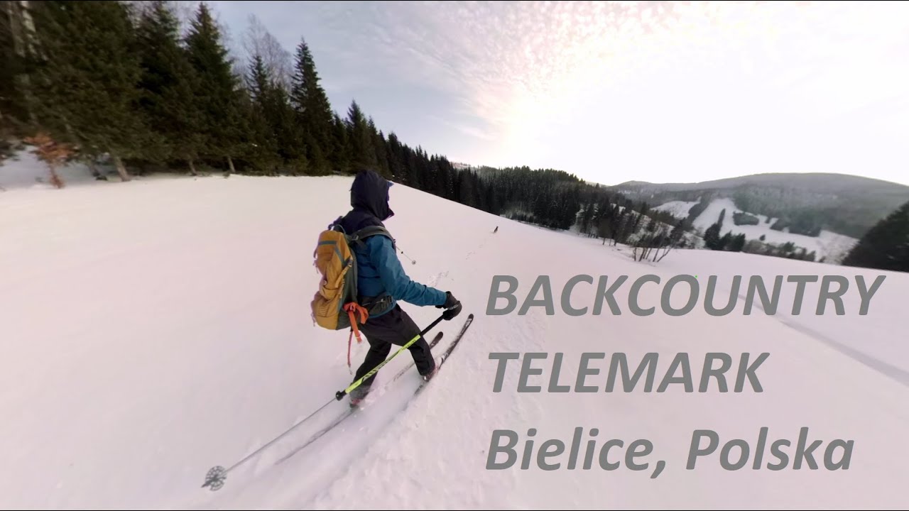 Backcountry telemark. Alpina Alaska NNN BC and Lite Terrain. Bielice, Polska.