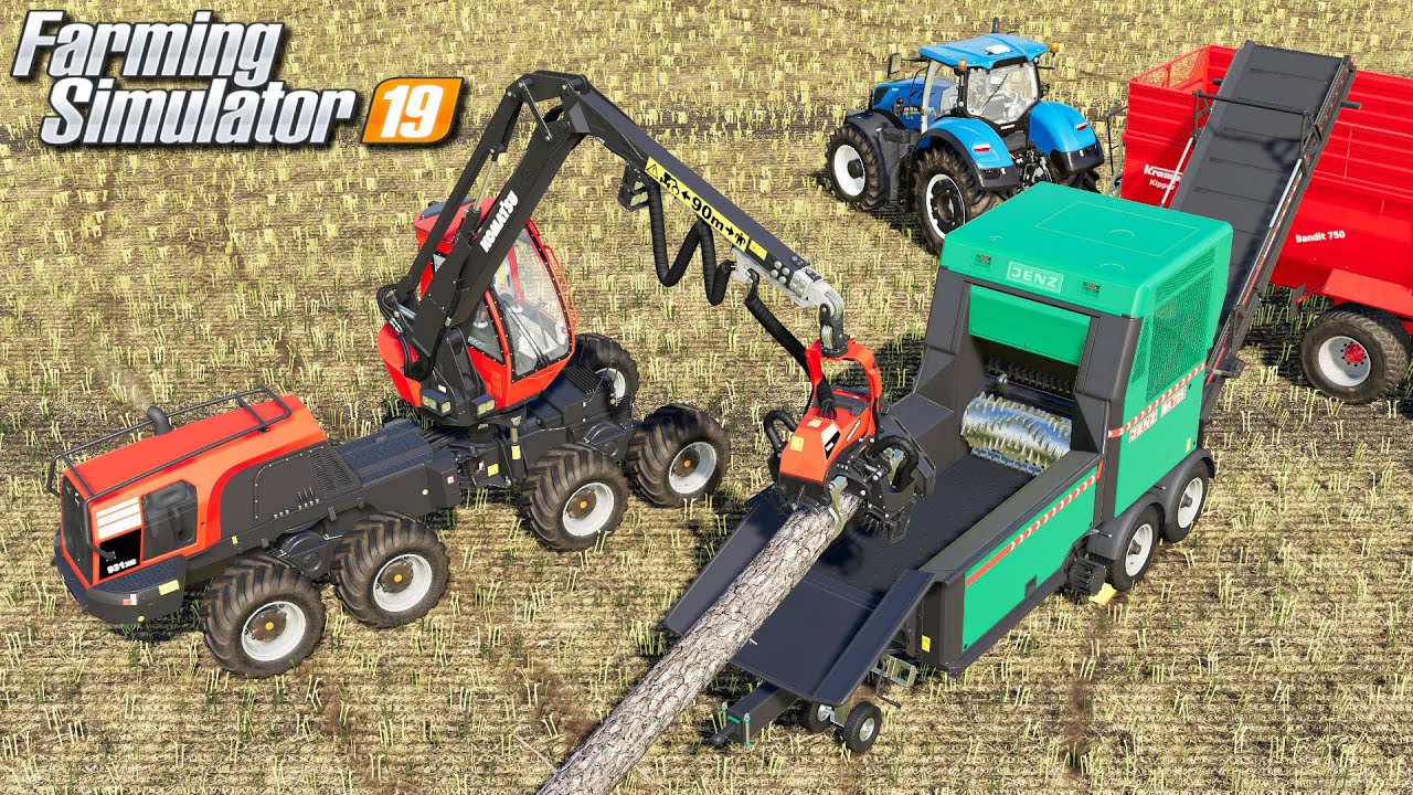 Praca z rębakiem - Farming Simulator 19 | #34