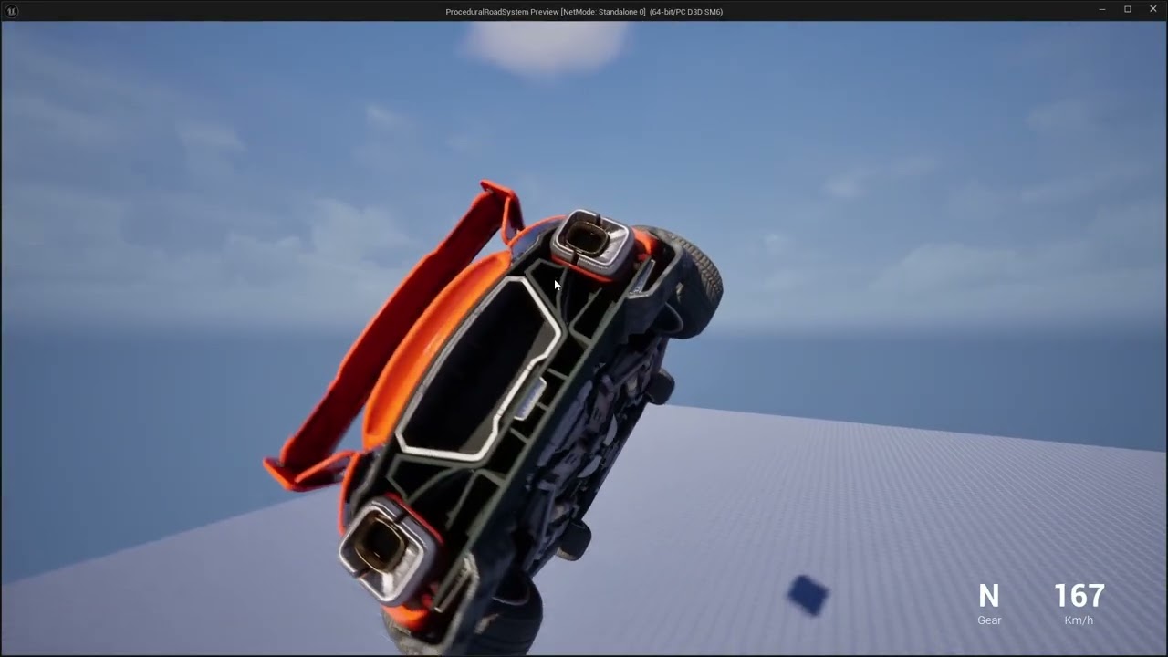 Unreal Engine 5: Procedural Road System - Getting Started with Vehicles [PREVIEW]