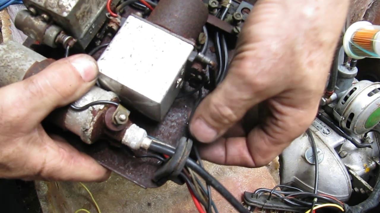 Penguin Engine and Transmission Teardown Part 10 - Checking the Control Box for the Siba Dynastart
