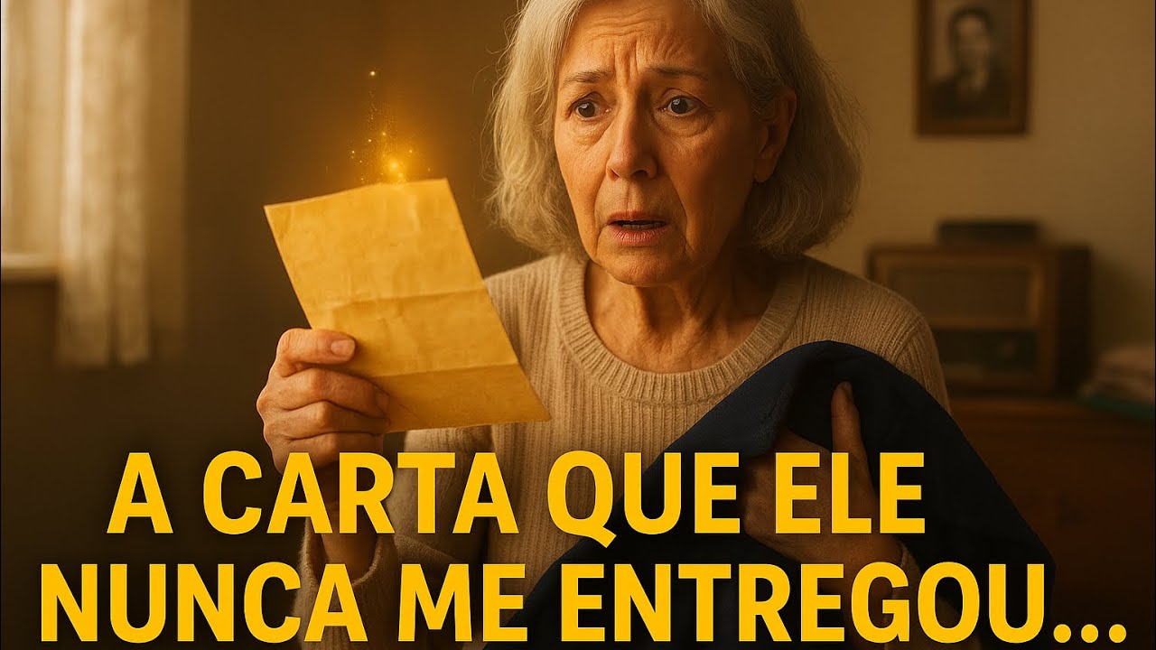 Fui doar minhas roupas antigas… e encontrei uma carta no bolso de um casaco