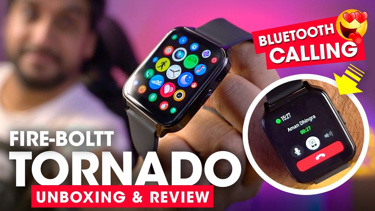 Fire-Boltt TORNADO Calling Smartwatch Unboxing & Review ⚡️ Best Budget Bluetooth Calling Smartwatch!