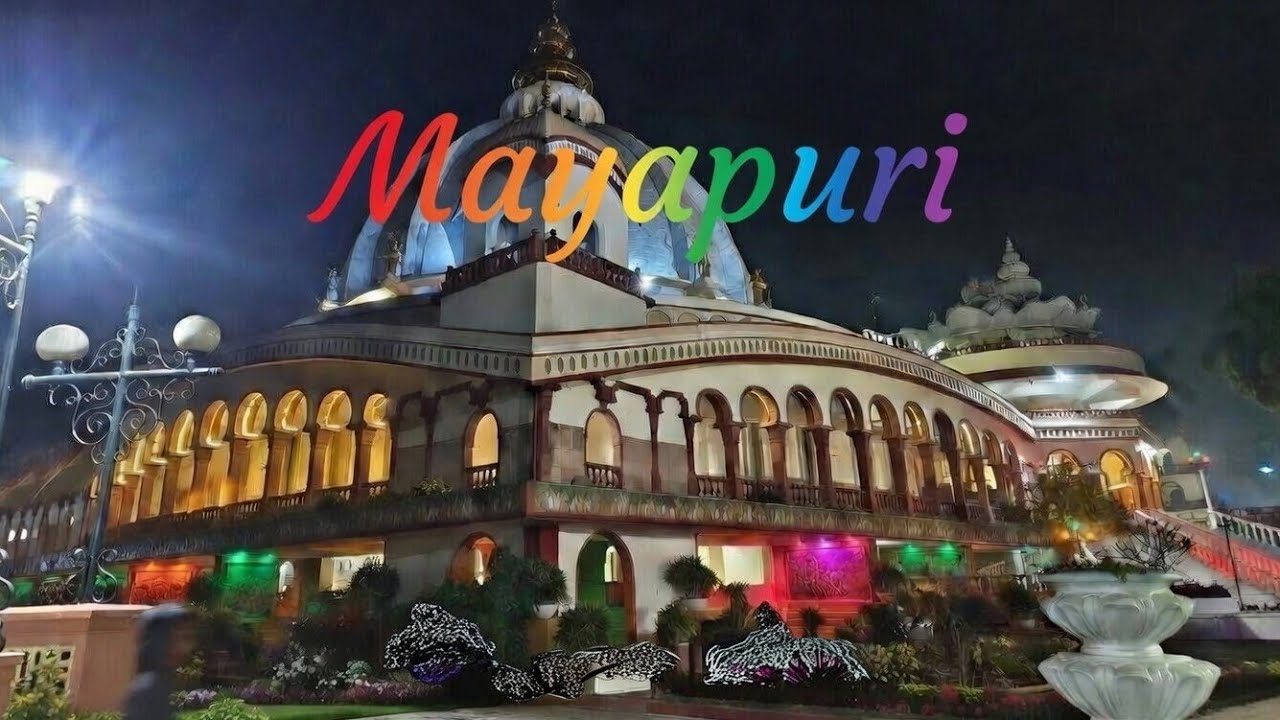 Radharani and Krishna ki Beautiful Temple#mayapuri Iskcon Temple # kolkata