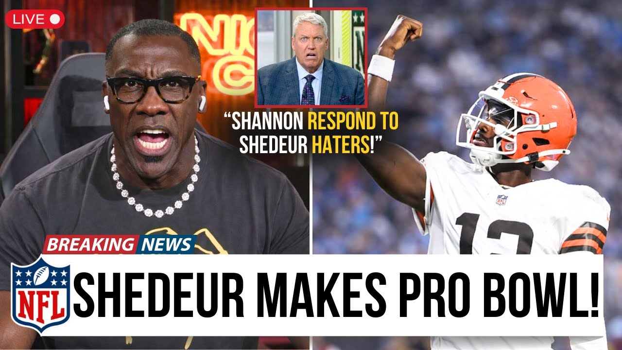 Shannon Sharpe TORCHES THE HATERS After Shedeur Sanders EARNS PRO BOWL HONORS as a Rookie!