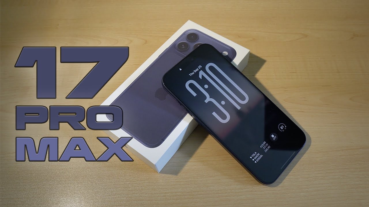 iPhone 17 Pro Max Deep Blue Unboxing & Hands-On