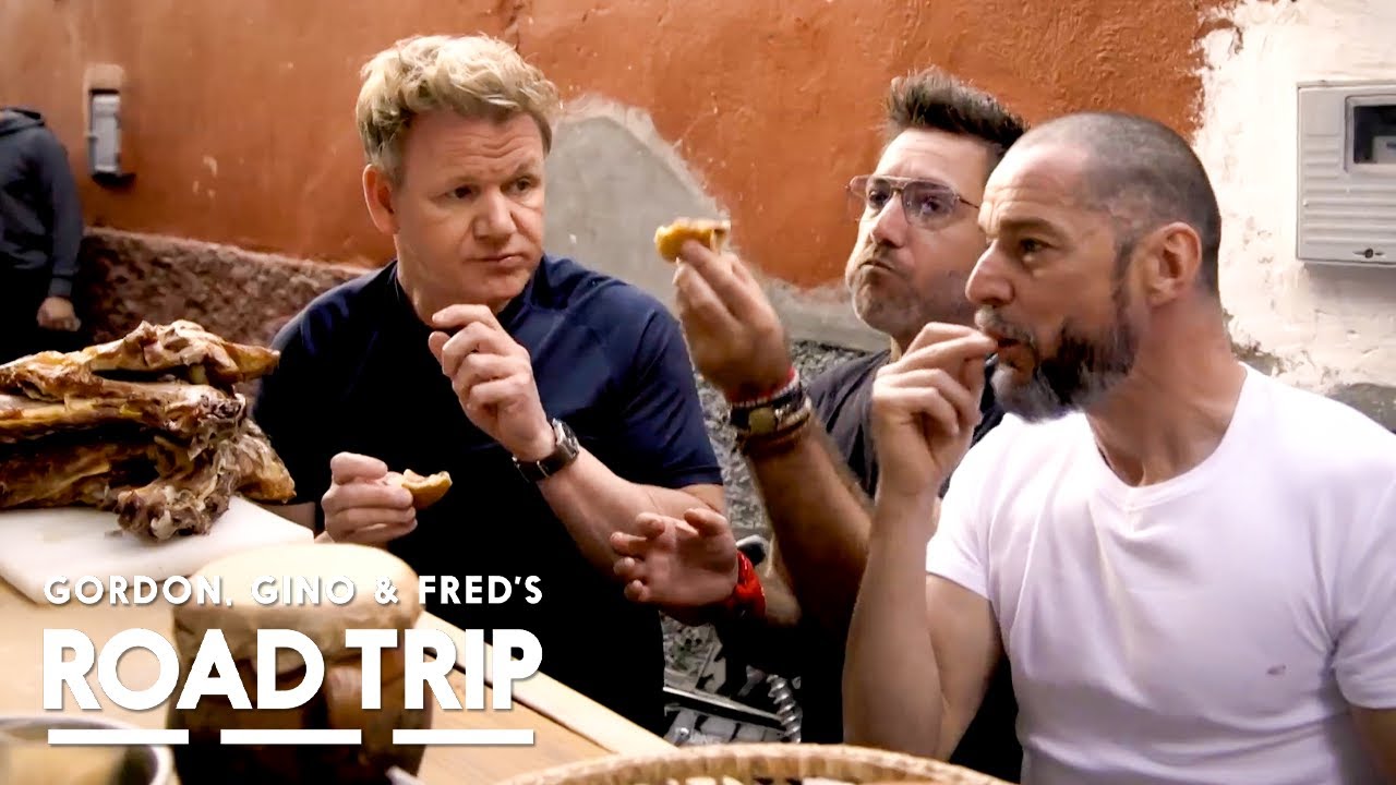 Gordon Ramsay Is Blown Away By This Spit-Roasted Lamb | Gordon, Gino and Fred: Road Trip