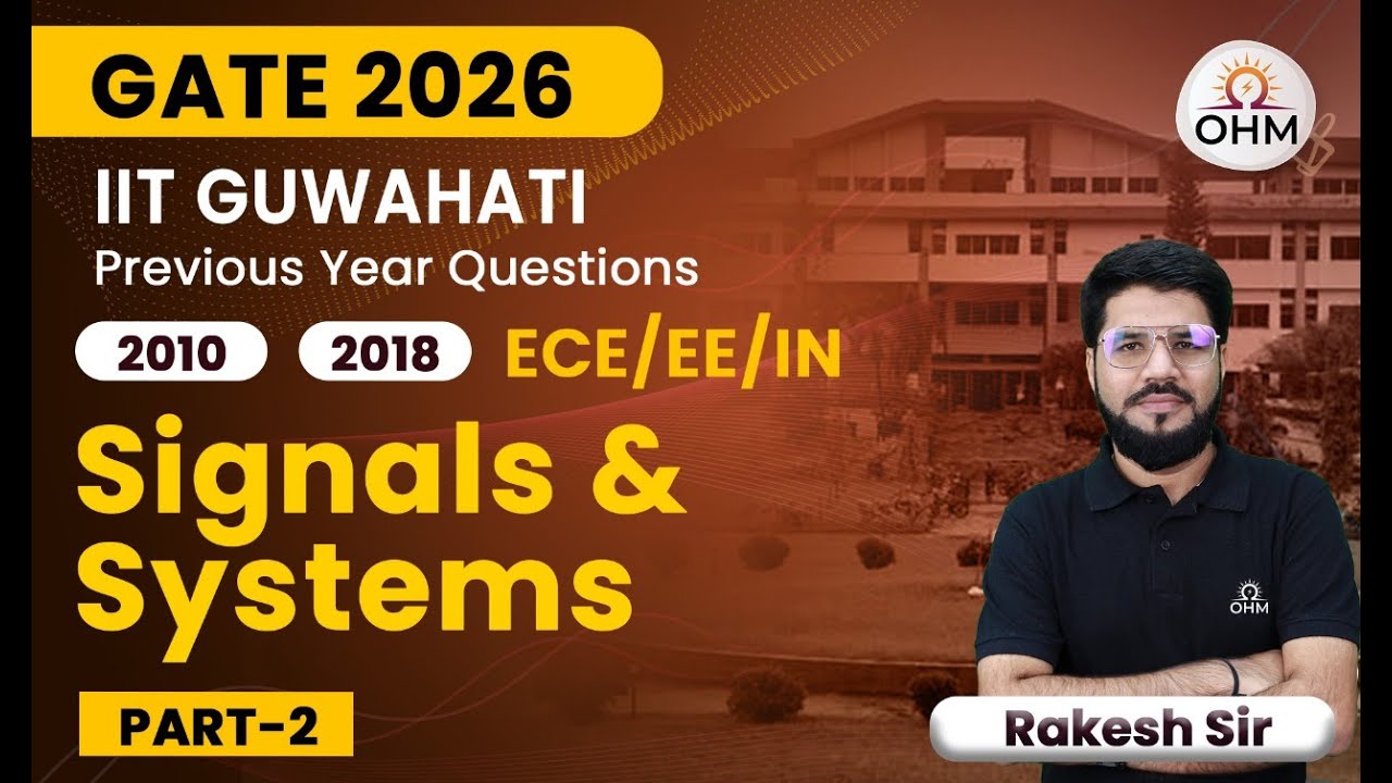 IIT Guwahati PYQs | Signals & Systems Previous Year Questions - Part 2 | GATE 2026 EE/EC/IN