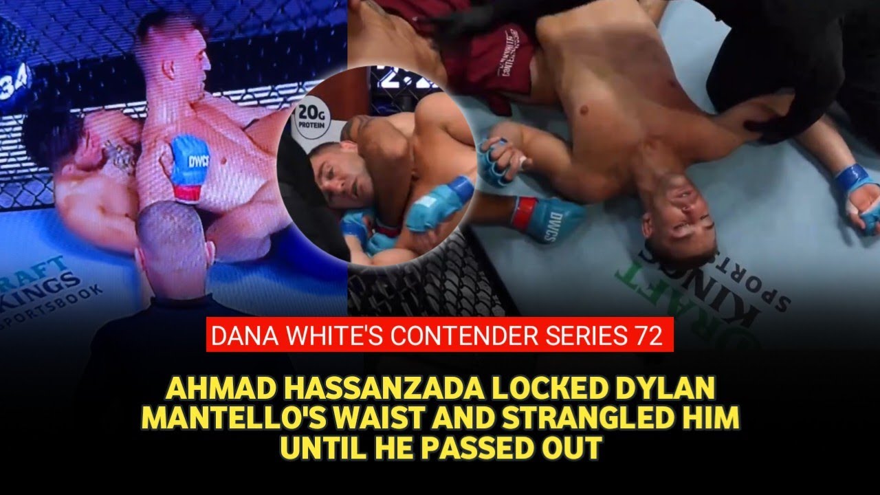 DWCS 72 Results: Ahmad Hassanzada locks Dylan Mantello's waist and chokes him until he passes out