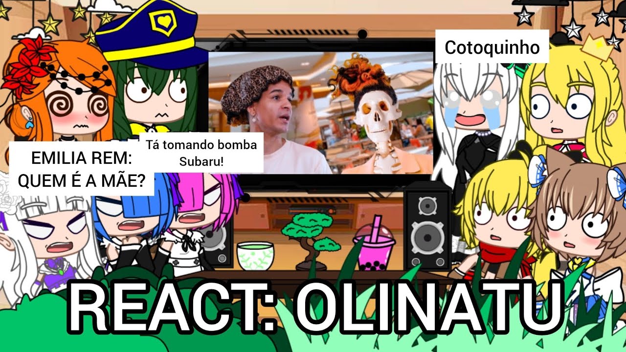 RE:ZERO REAGINDO OS MELHORES VÍDEOS DO OLINATU (SUBARU AS OLINATU) #16 @OliNatu