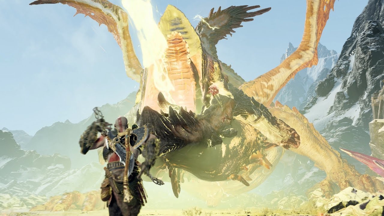 God of War NEW GAME PLUS: Dragon Boss Fight