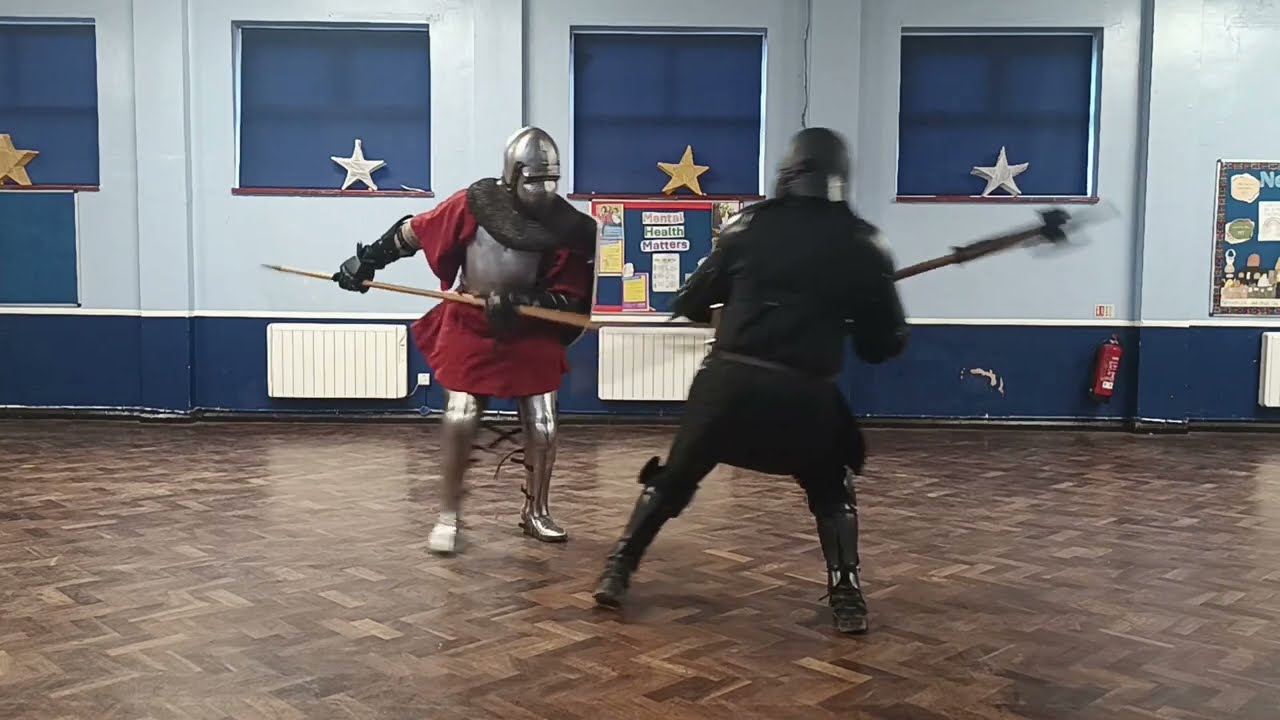 Fighting in Armor with SLO-MO Kills 💀 HEMA Harnischfechten