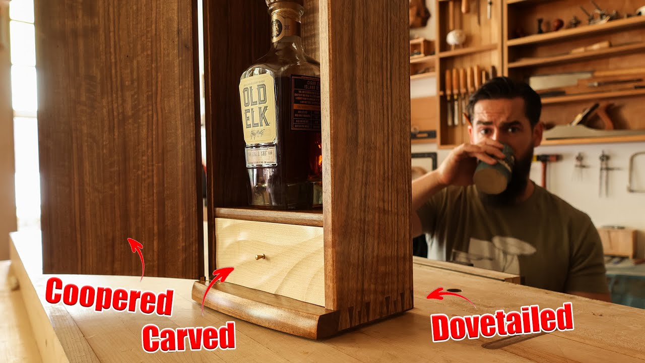 Making a walnut whiskey cabinet