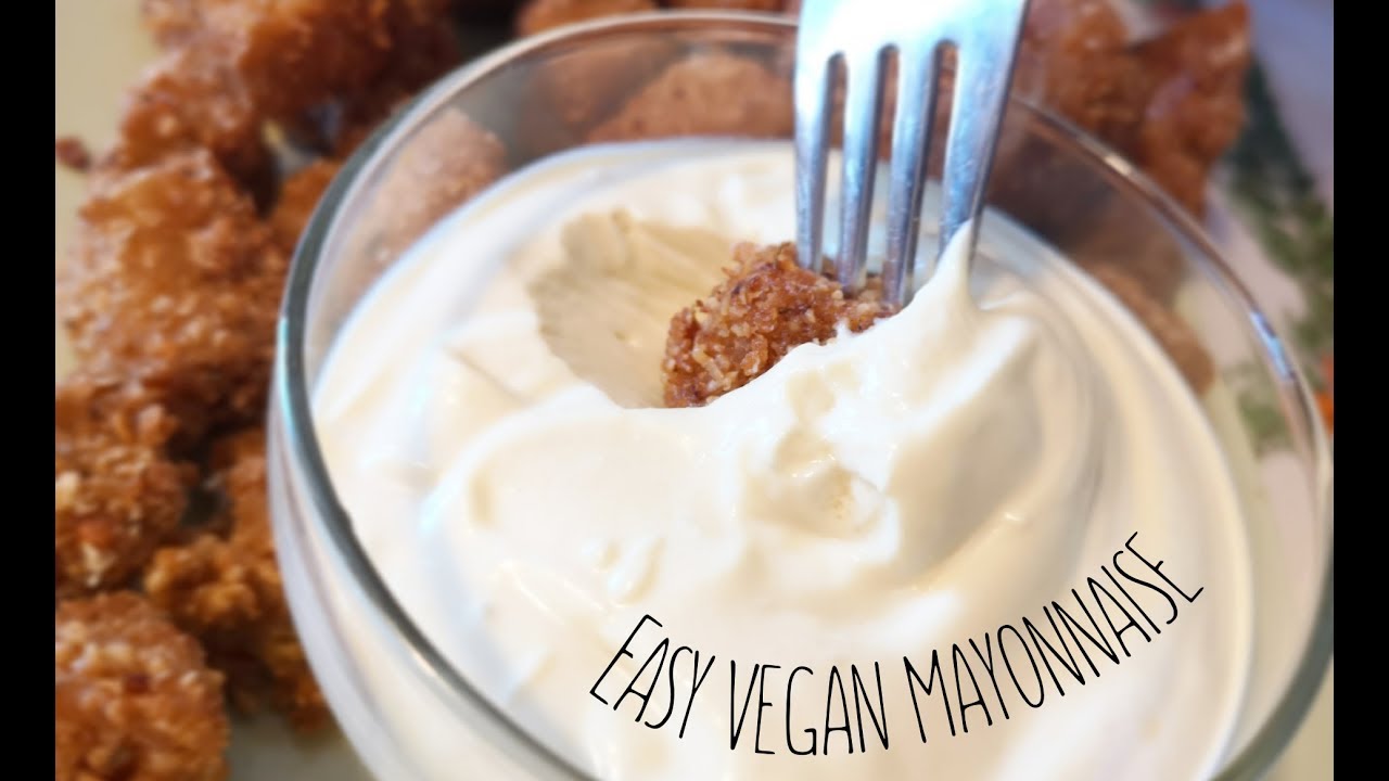 Εύκολη Βίγκαν Μαγιονέζα - Easy vegan mayonnaise - No Egg Mayonnaise