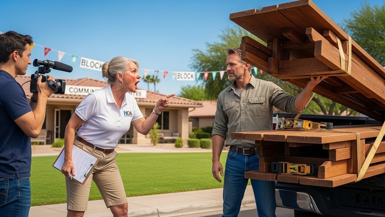 HOA Karen Demanded My Picnic Table for Her Block Party, I Loaded Them Up and Drove Away That Morning