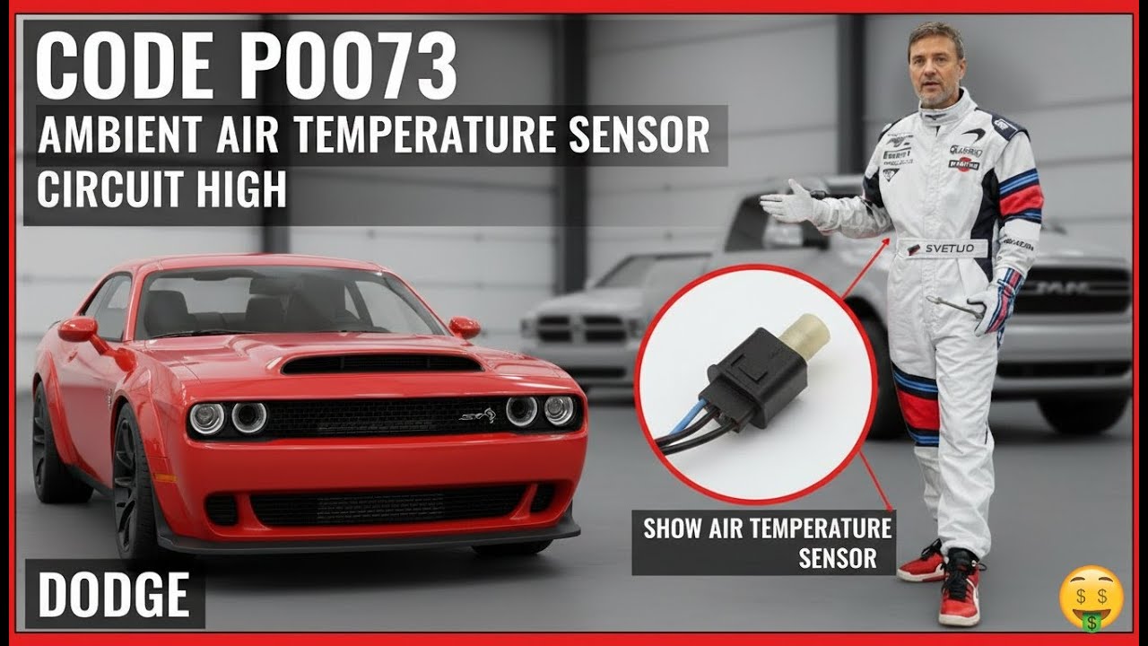 Как диагностировать и устранить ошибку P0073 на Dodge (высокий уровень входного сигнала датчика AAT)
