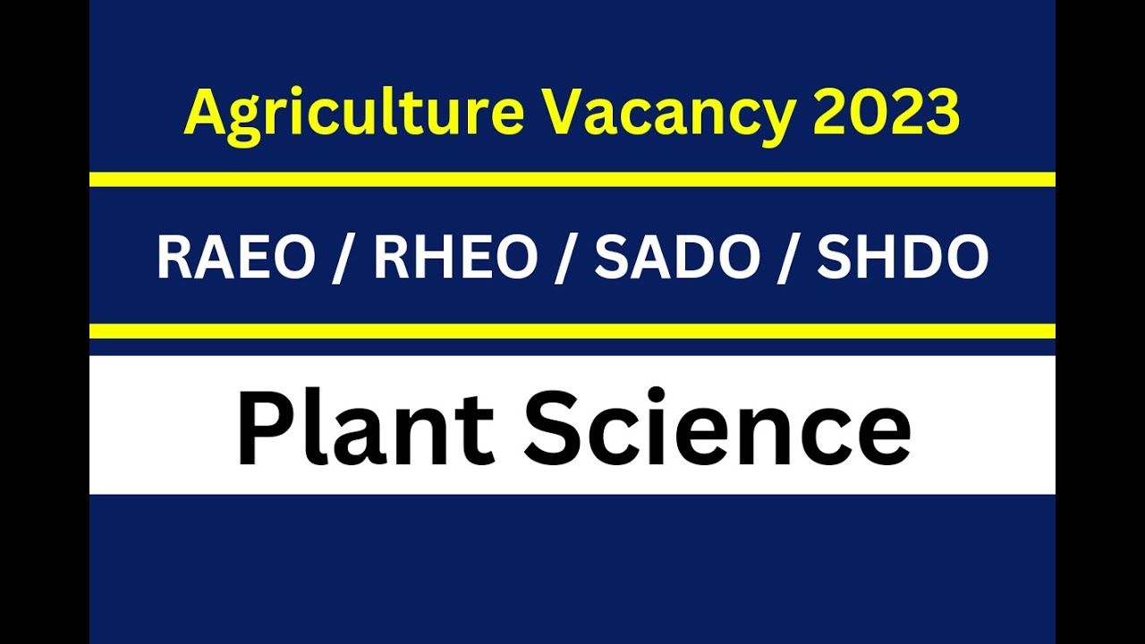 RAEO  / SADO 2023 (Plant Science )