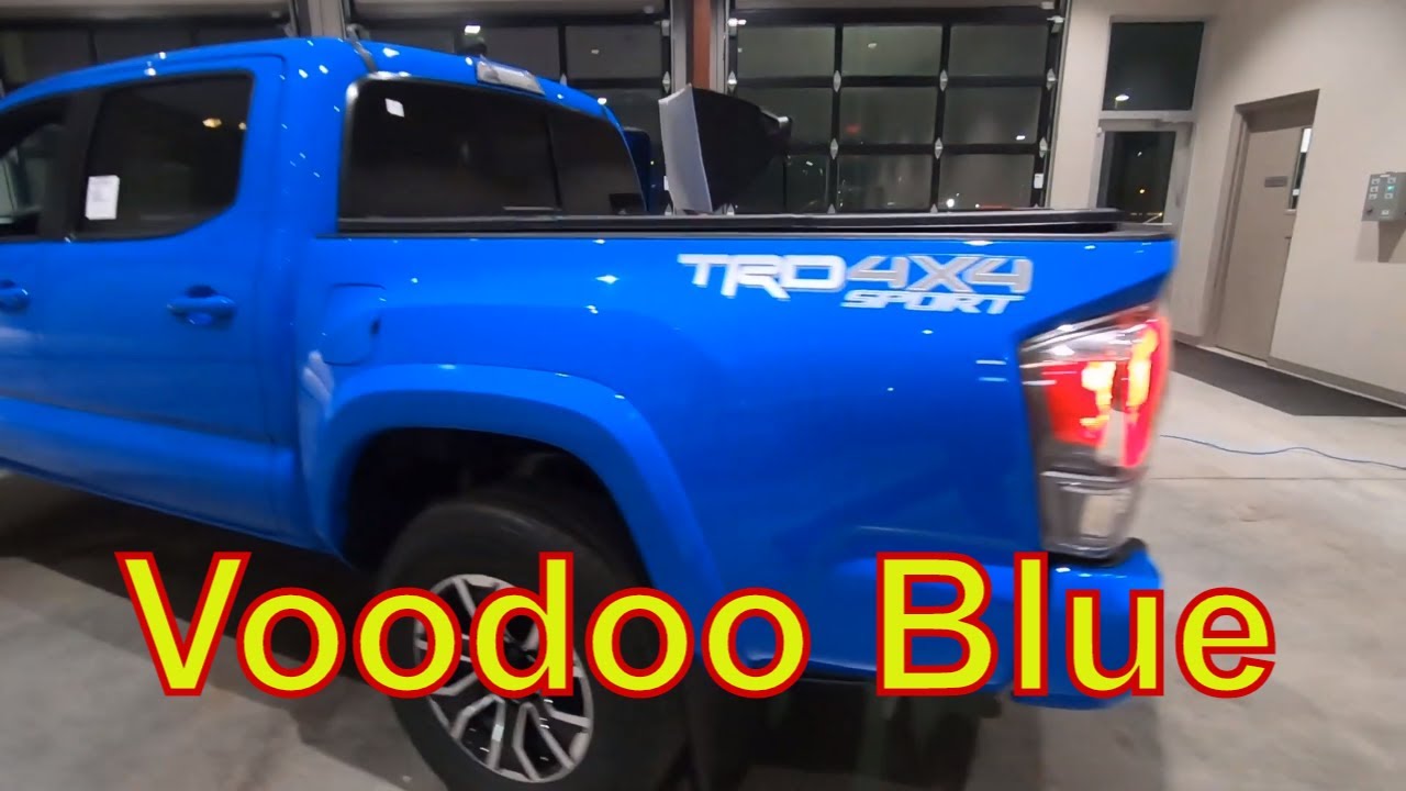 2020 Toyota Tacoma TRD VooDoo Blue