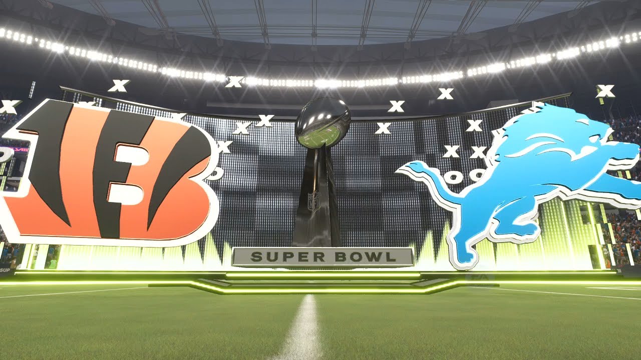 Madden NFL 24 - Cincinnati Bengals Vs Detroit Lions Simulation SuperBowl 59 Predictions PS5