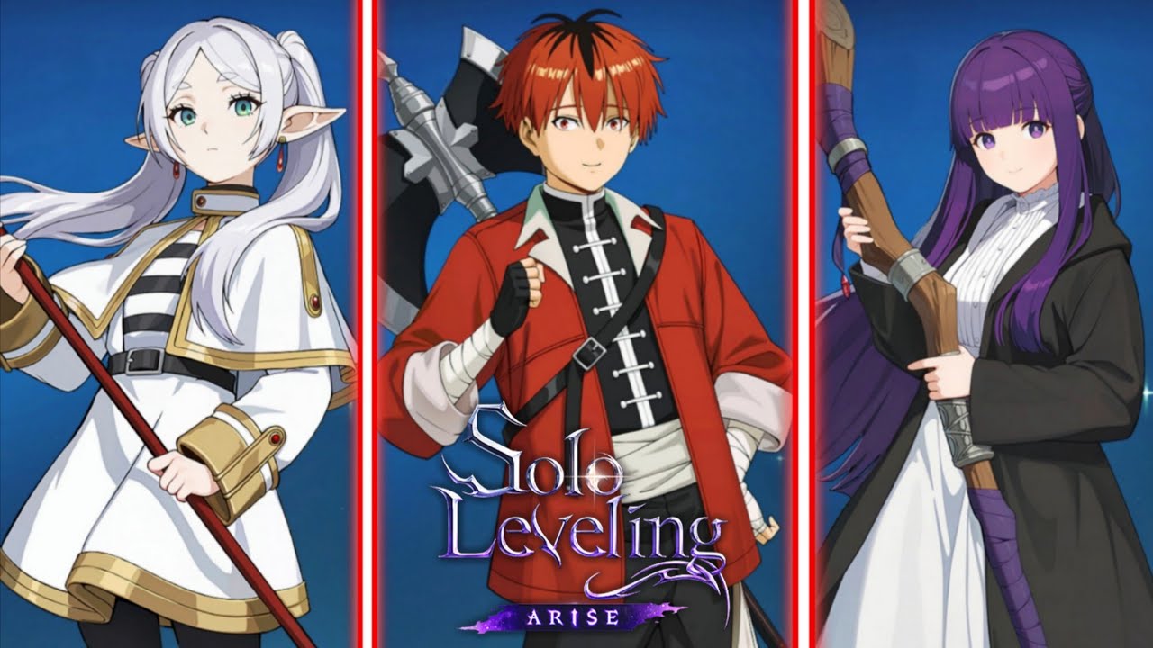 Solo Leveling Arise x Frieren Collab - All Character Skills Showcase