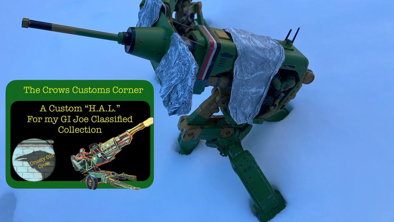 Кастомная модель H.A.L. для моей коллекции GI Joe Classified, Crow’s Customs Corner.